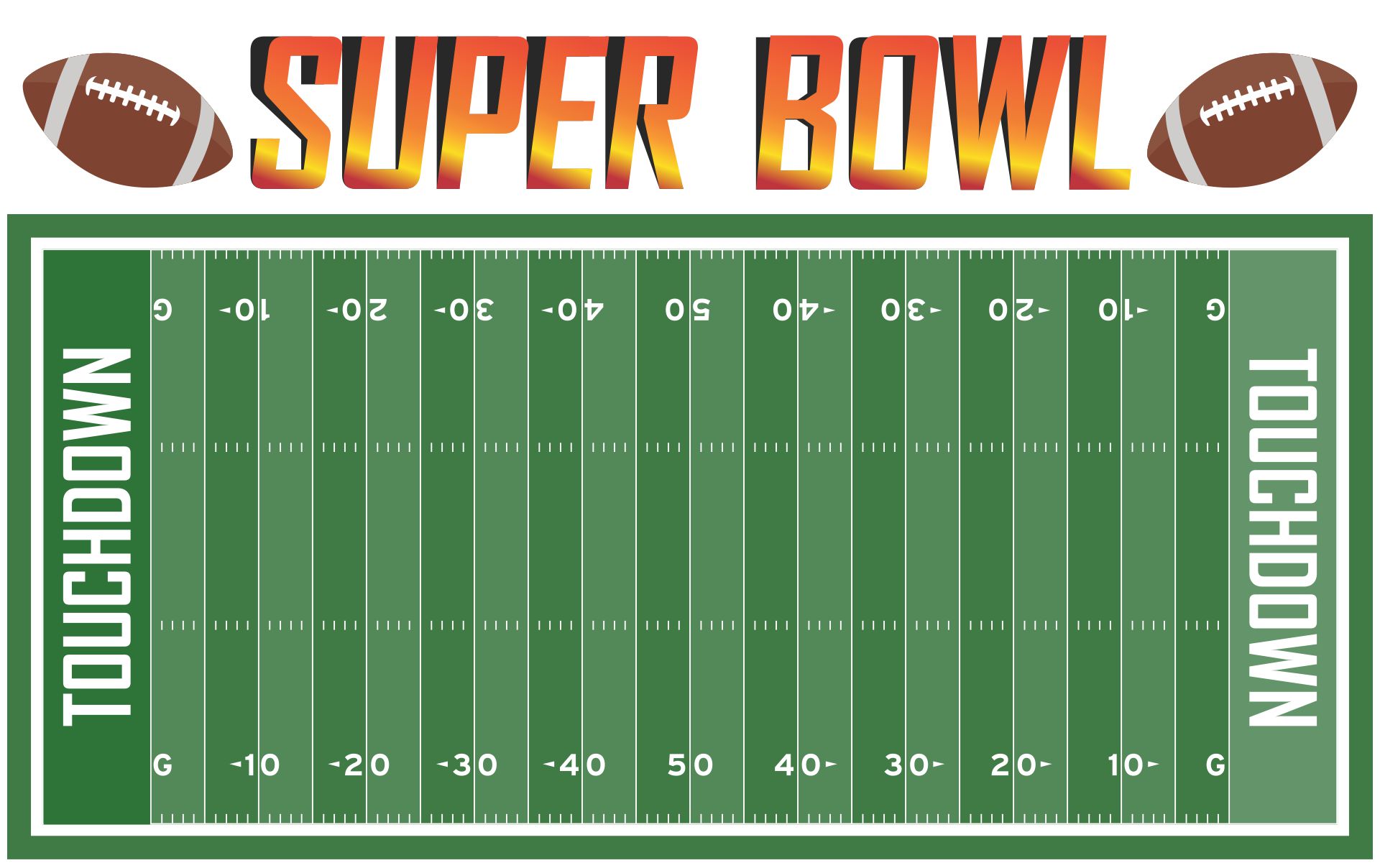 Best free printable football field pdf for free at