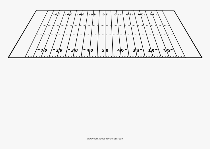 Football field coloring page