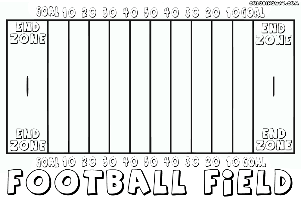 Football field coloring pages coloring pages to download and print
