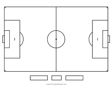 Printable soccer pitch diagram