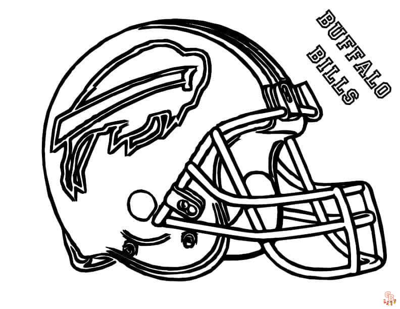 Printable buffalo bills coloring pages free for kids and adults