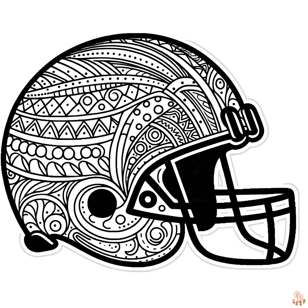 Printable american football coloring pages free