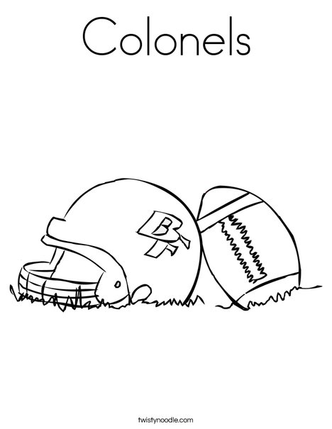 Colonels coloring page