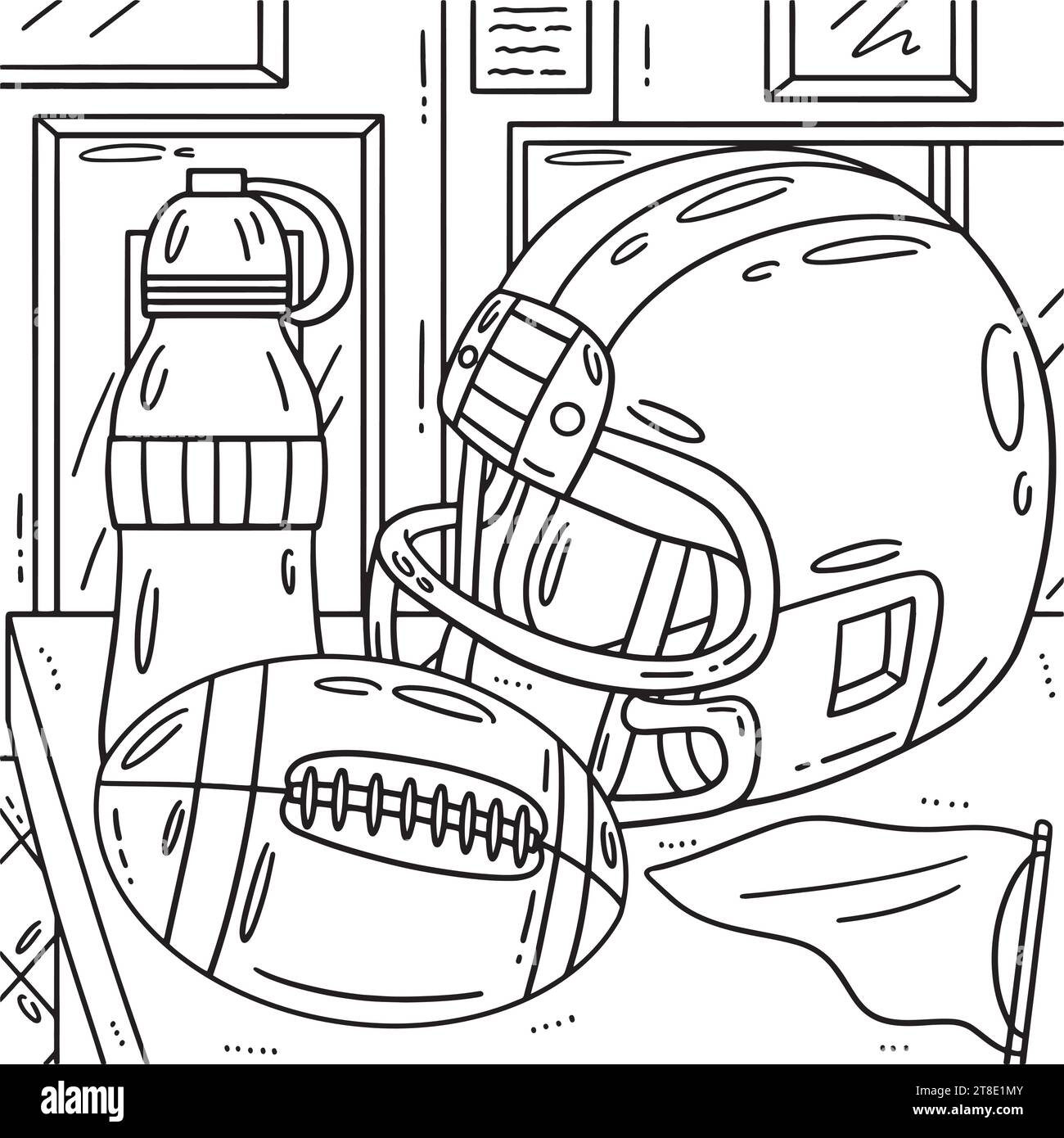 American football kids helmet hi