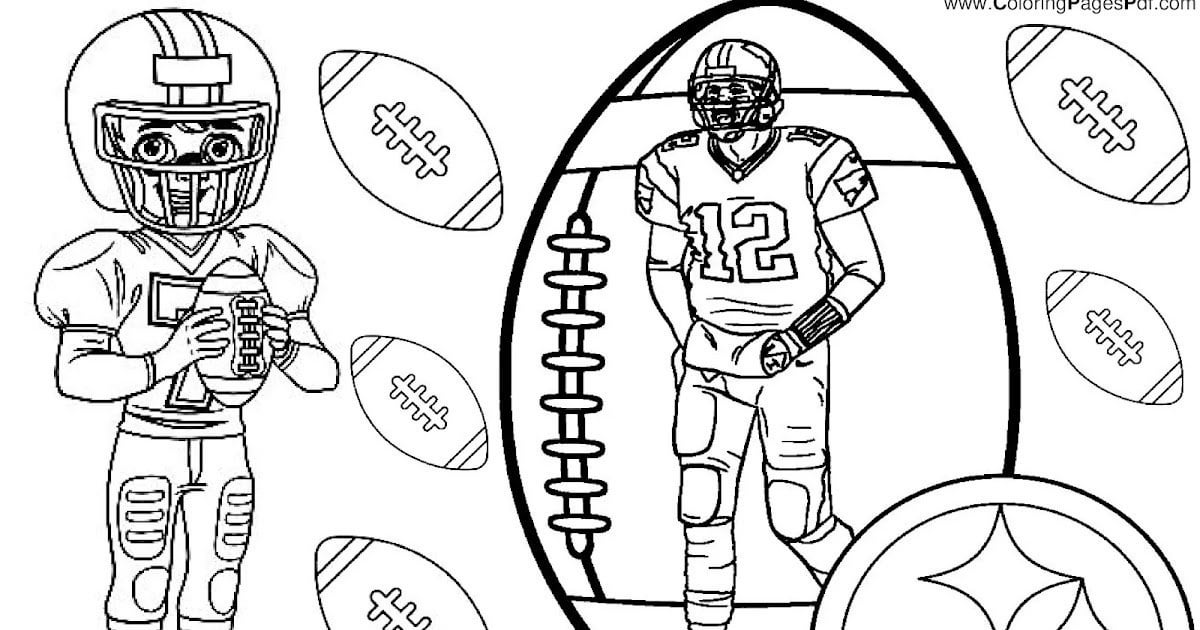 Printable football coloring pages rcoloringpagespdf