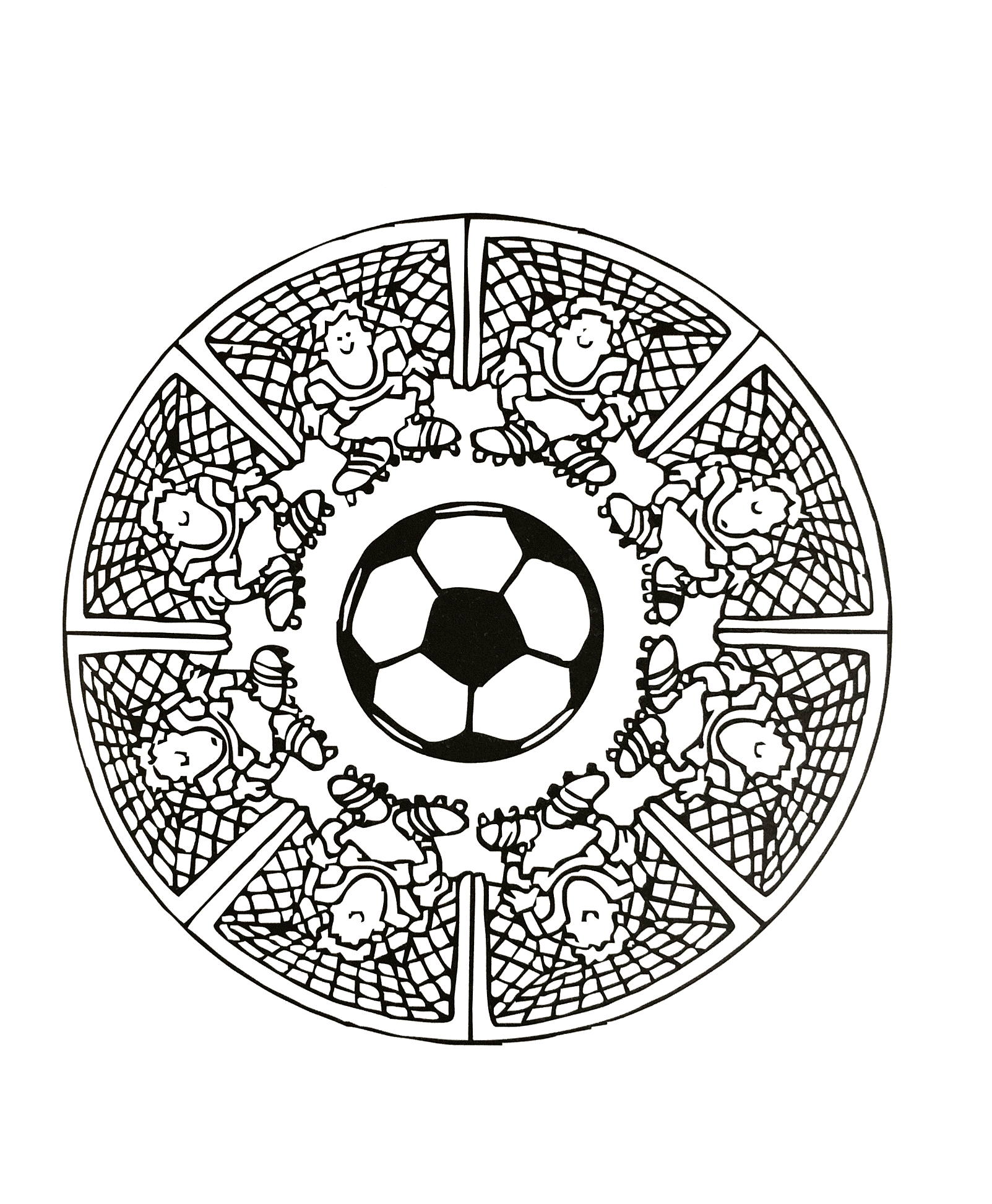 Football mandala