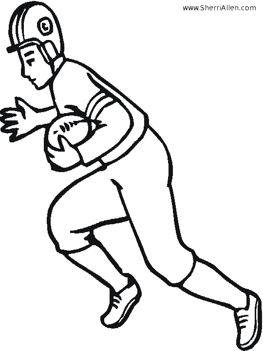 Free sports coloring pages from