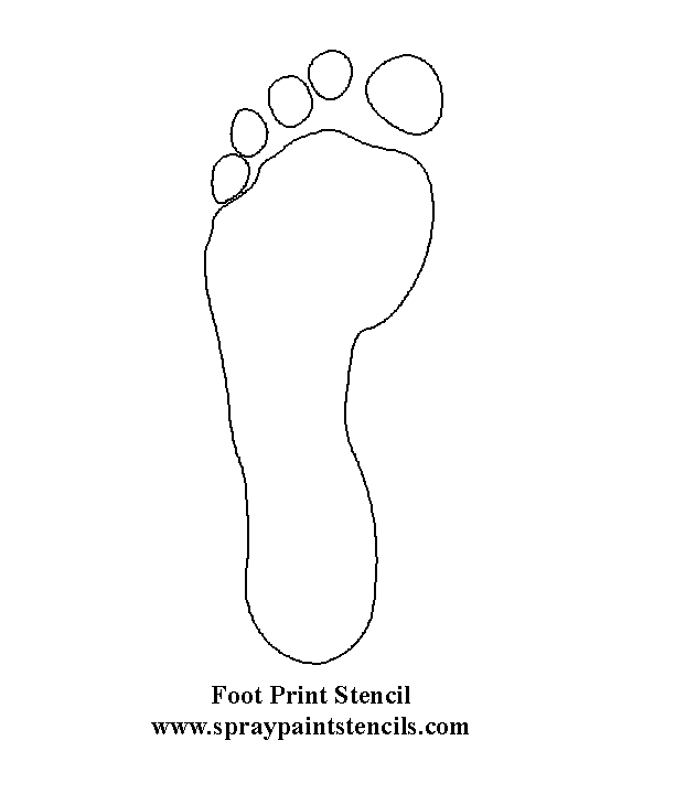 Hands and feet stencils