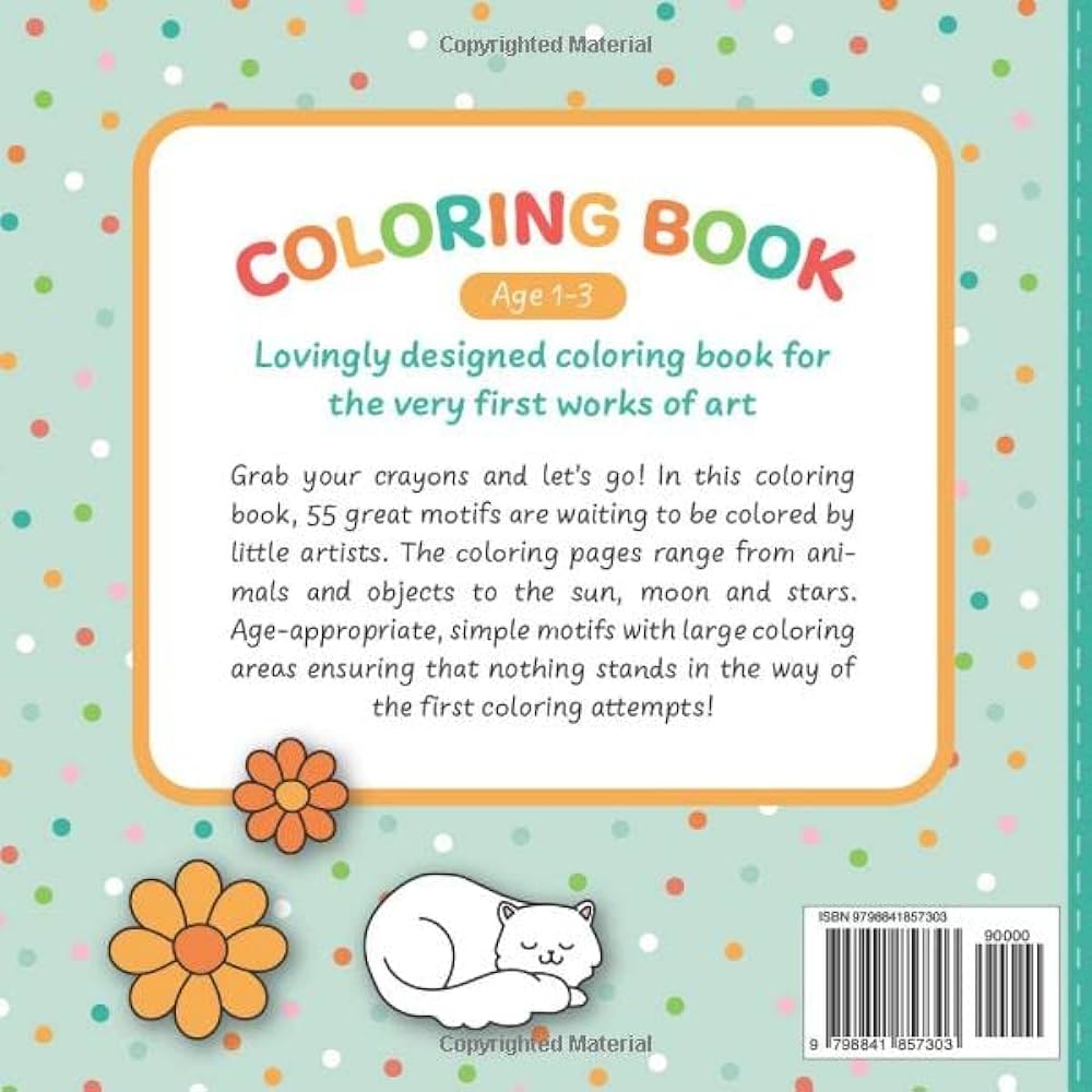 My first coloring book for toddlers lovingly designed coloring pages for kids