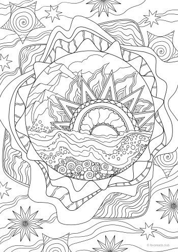 The sun