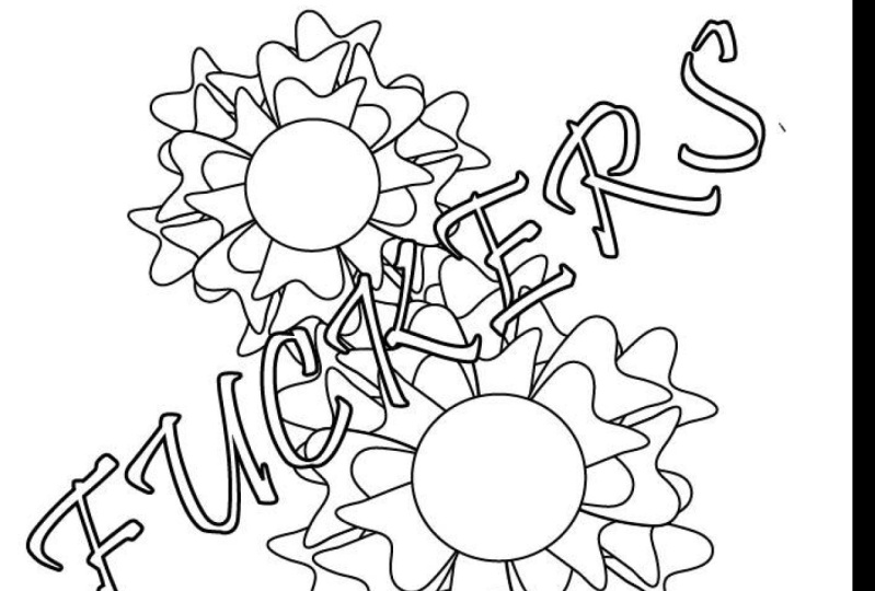 Swear words coloring book create fing amazing illustrations r