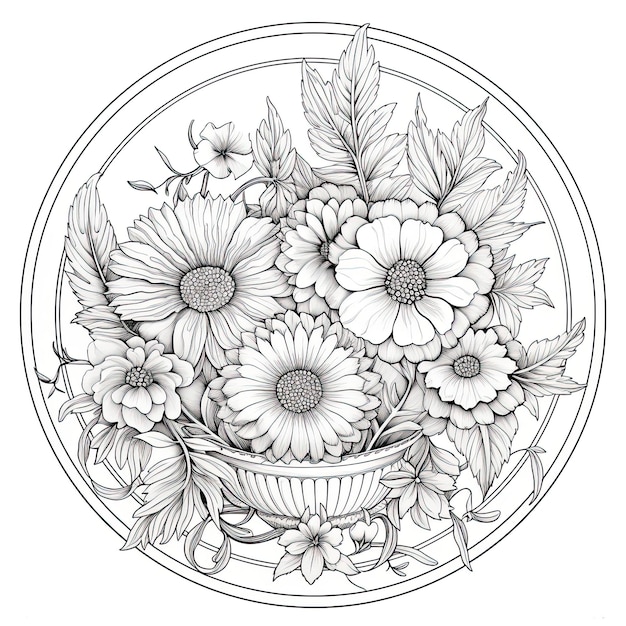 Premium ai image animal mandala coloring pages for kids and adults stress relief
