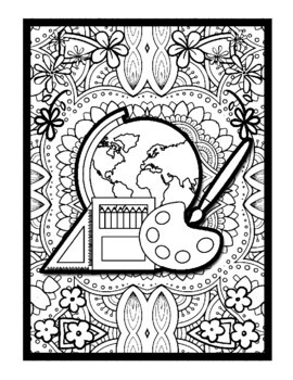 Mindfulness back to school coloring pages printable coloring sheets pdf