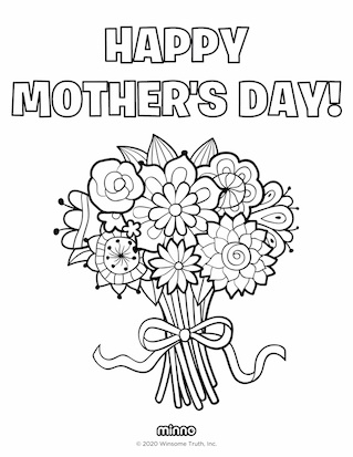 Best mothers day coloring pages