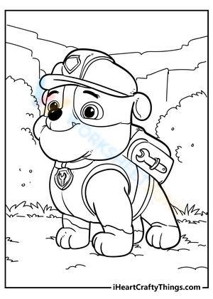 Our collection of free paw patrol coloring pages for kids
