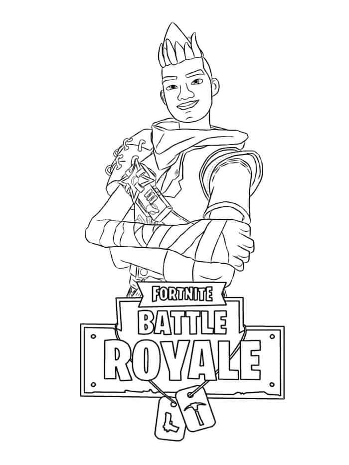 Fortnite coloring pages printable