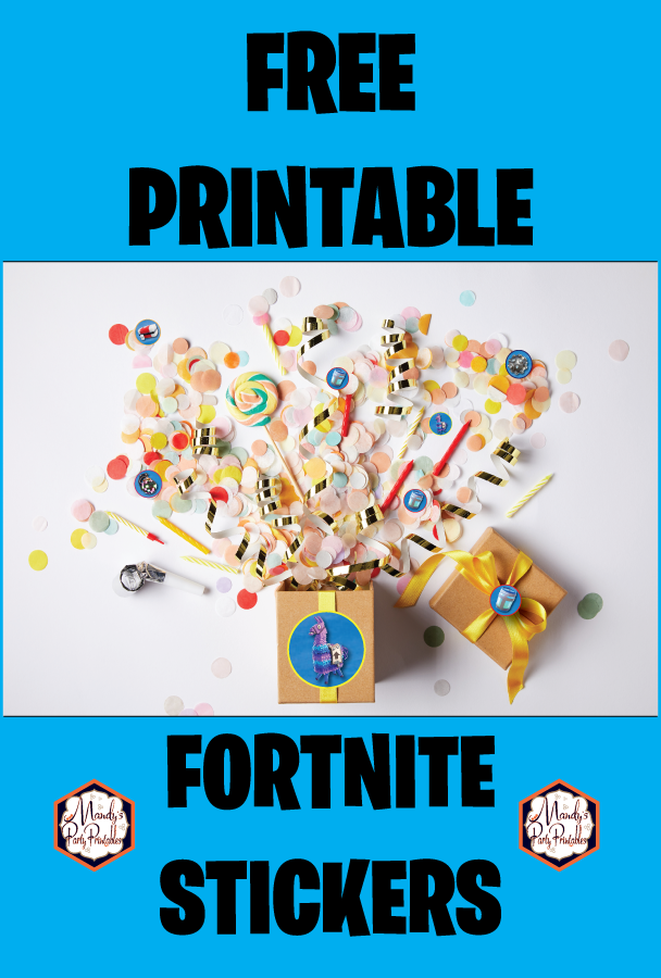 Free printable fortnite stickers