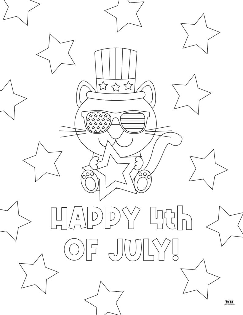 Fourth of july coloring pages
