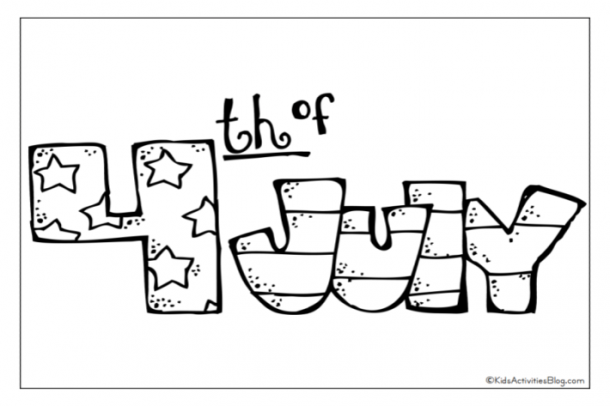 Festive free fourth of july coloring pages kids activities blog