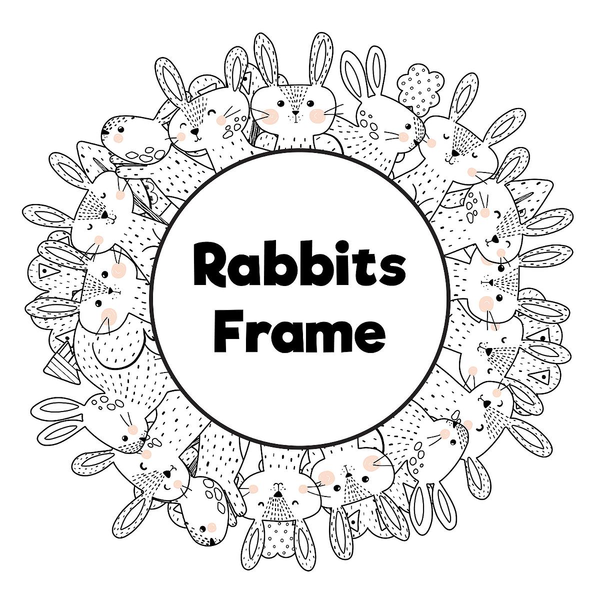 Photo frame coloring pages for kids free fun printable animal frames for kids to color printables mom