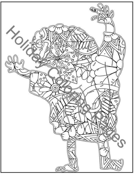 Bride of frankenstein coloring page