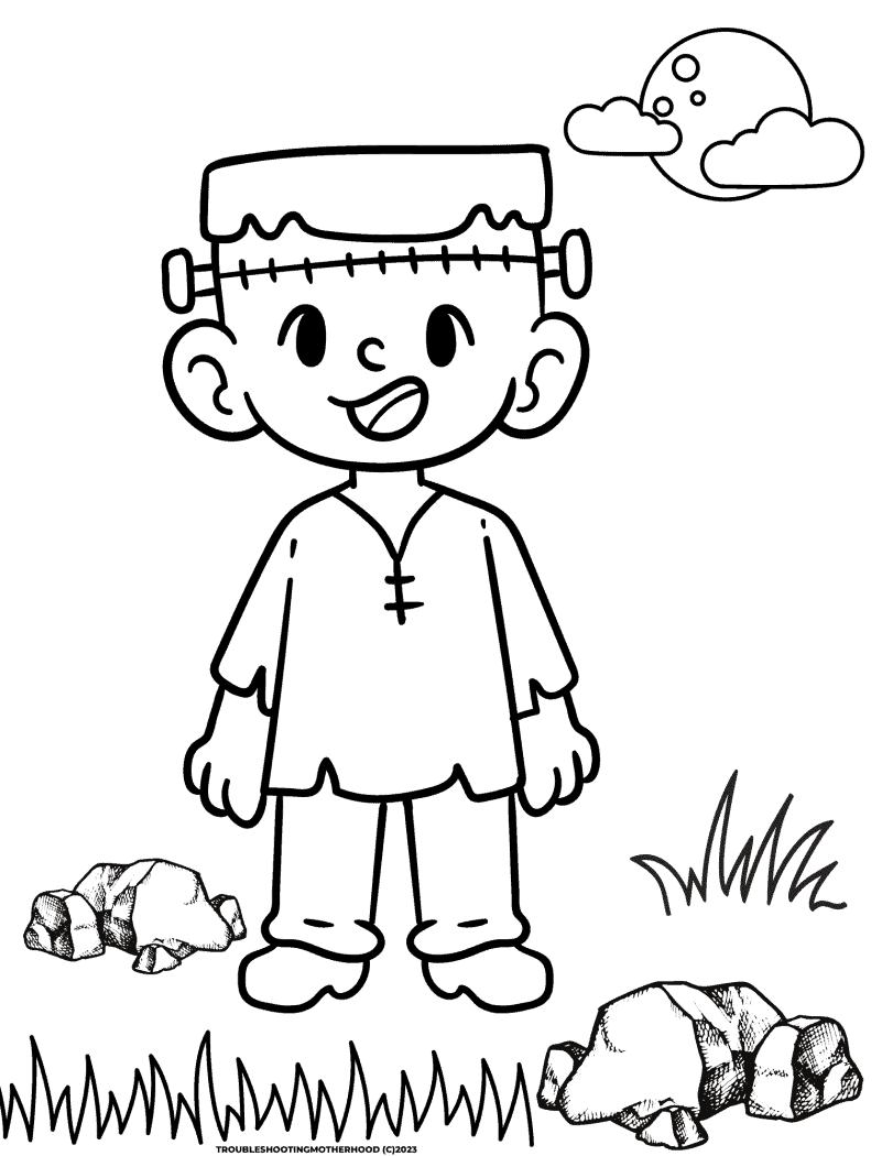 Halloween coloring pages free printable