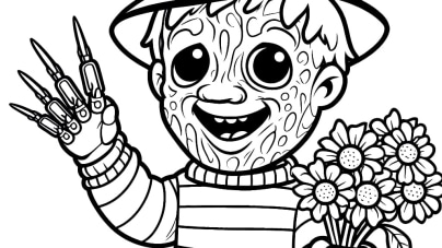 Freddy krueger coloring pages to download online