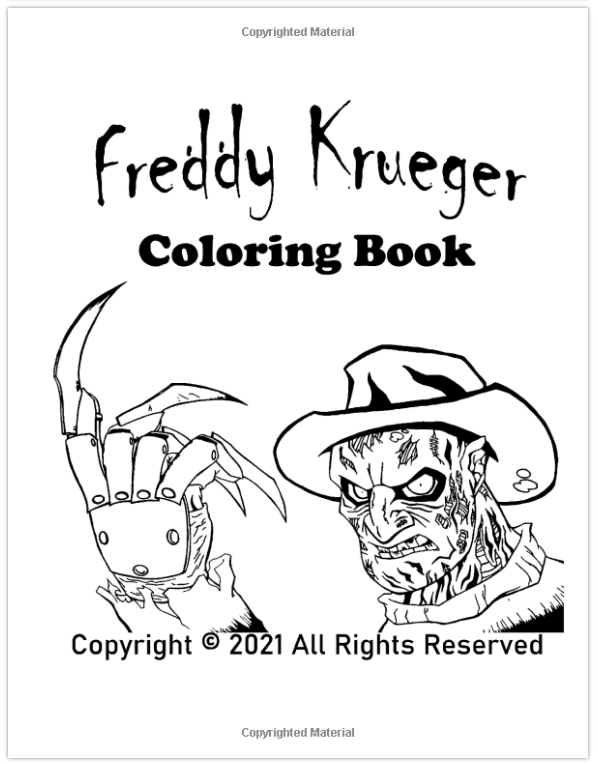 Freddy krueger coloring brain training meditation anti
