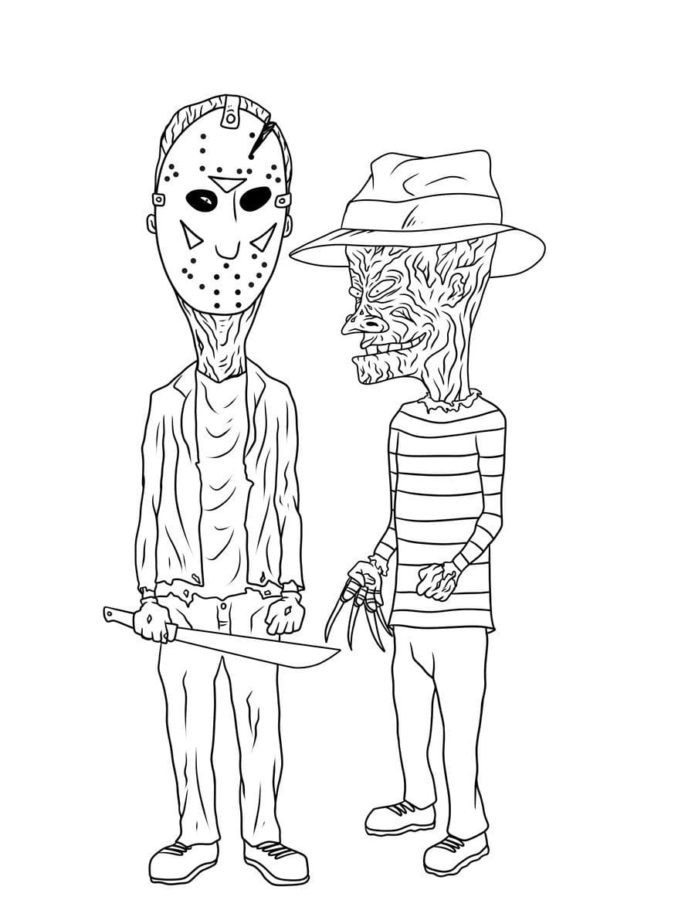 Freddy krueger coloring pages