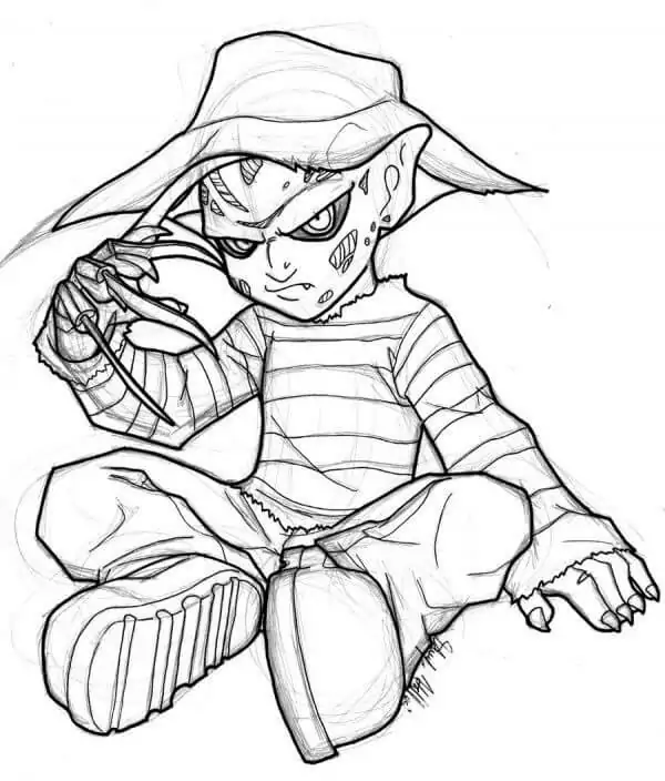 Freddy krueger malvorlagen