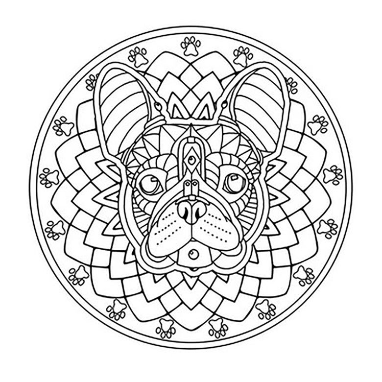 French bulldog coloring pages