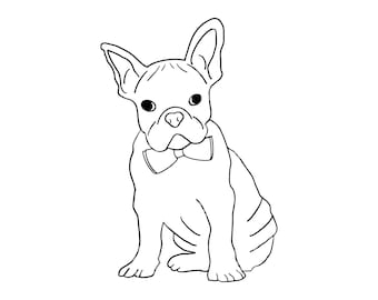 French bulldog svg bow tie svg bulldog cut file bulldog png bulldog vector clipart dog mom svg dog dad svg cricut silhouette