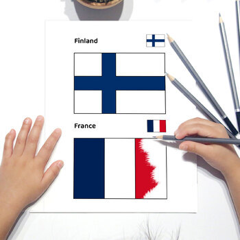 Flags of the world coloring pages for kids printable pdf by medelwardi
