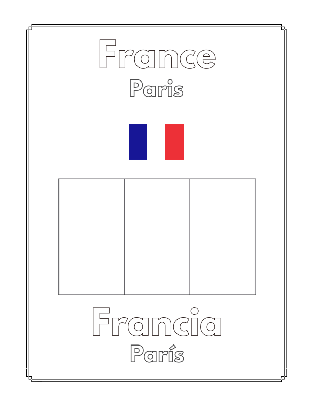 Countries flags capitals around the world