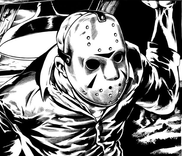 Creepy tees friday the th part box packaging art teased