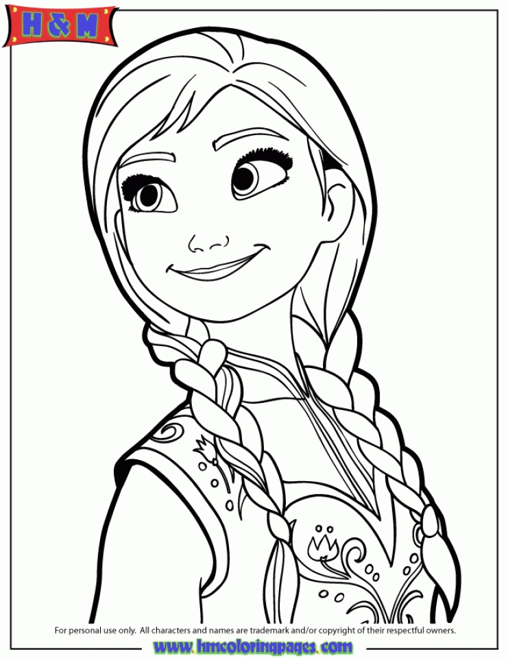 Get this disney frozen coloring pages princess anna