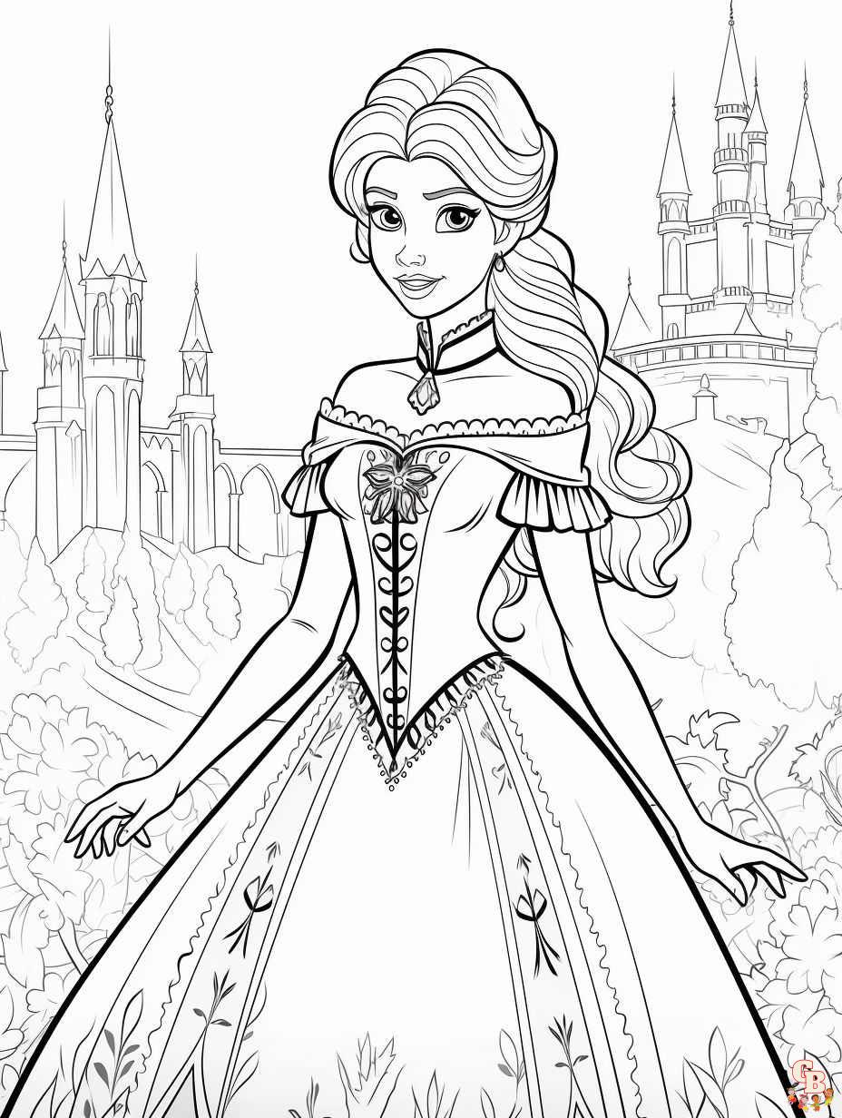 Bring the magic of frozen to life with free coloring pages