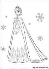 Frozen coloring pages on coloring