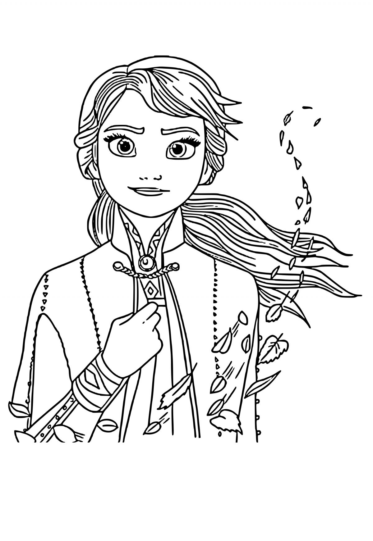 Free printable frozen wind coloring page for adults and kids