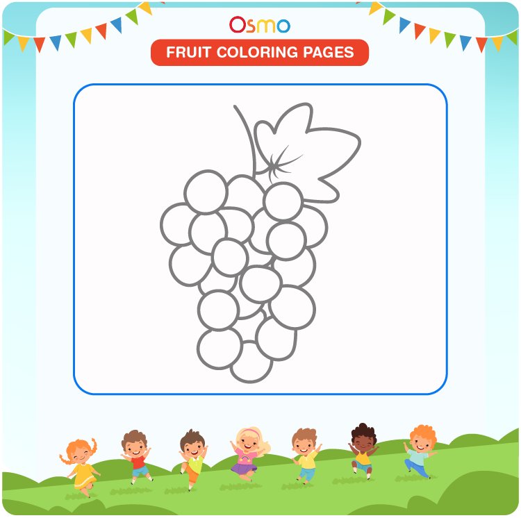 Fruit coloring pages download free printables