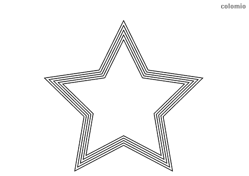 Stars coloring pages free printable star coloring sheets