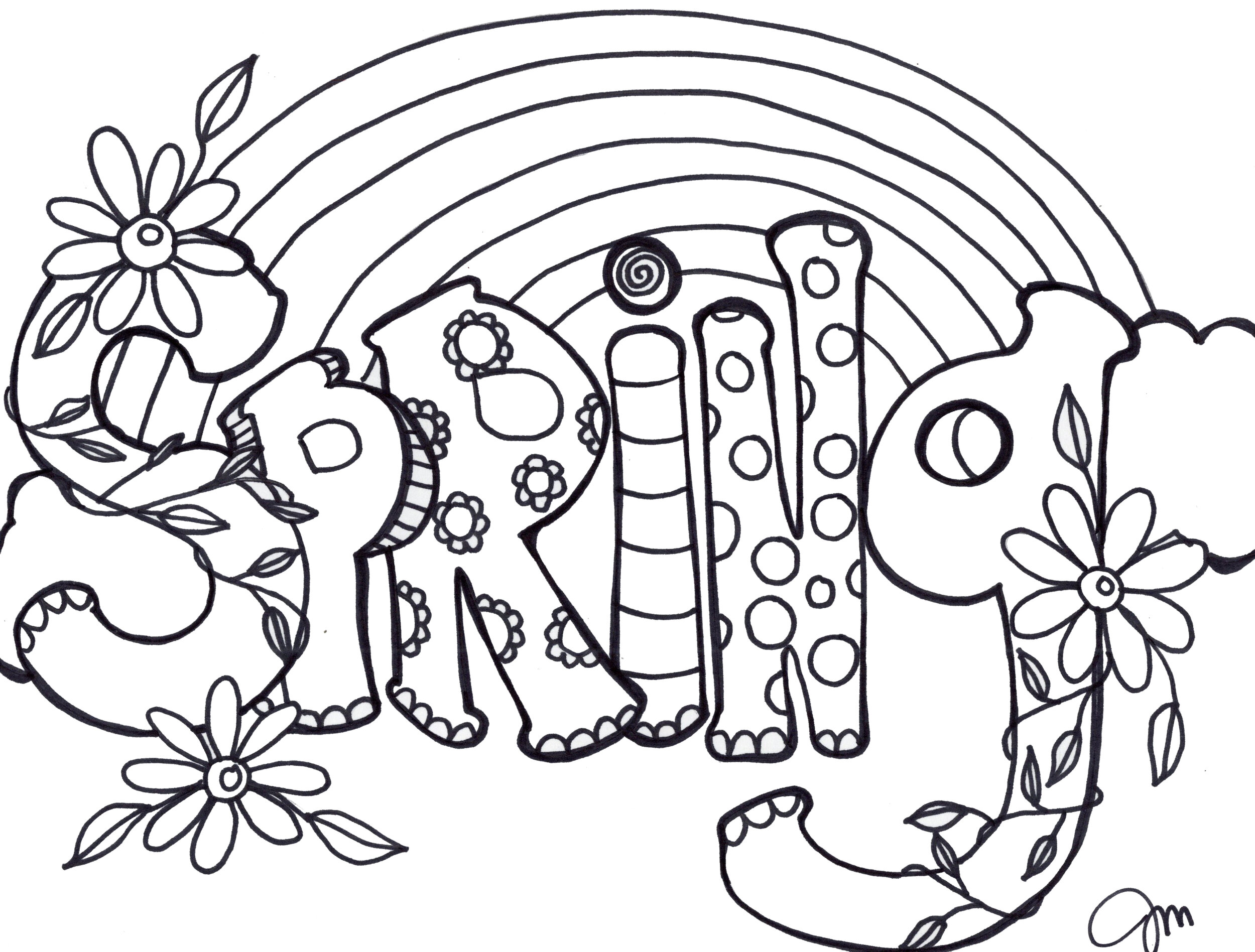 Tryittuesday jenny manno coloring pages â art trek