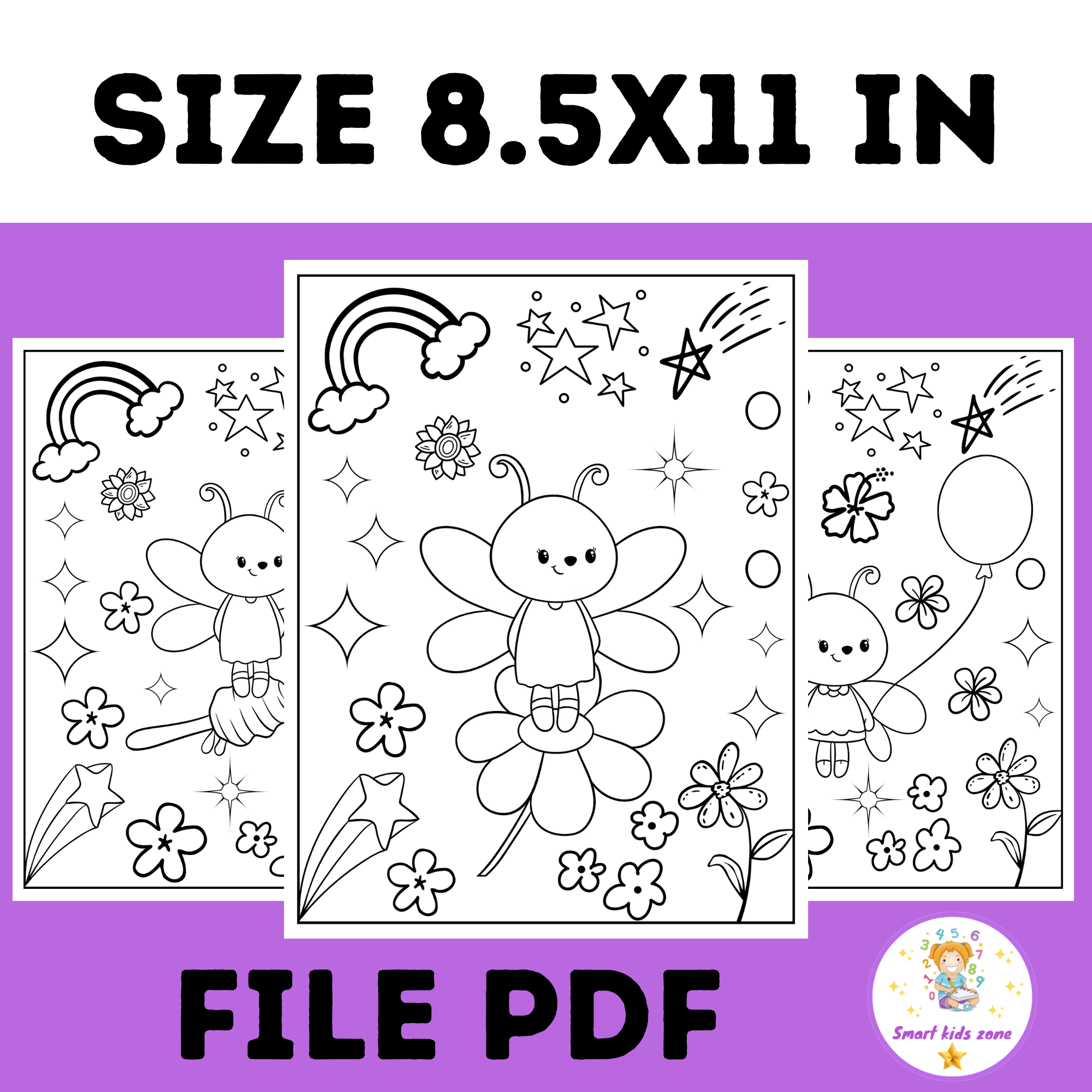 Spring coloring pages for kids buzzy bees of spring spring coloring pages made by teachers