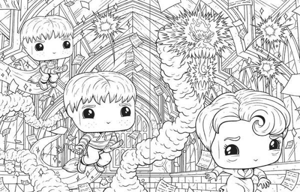 The official funko pop harry potter coloring book by insight editions paperback barnes noble
