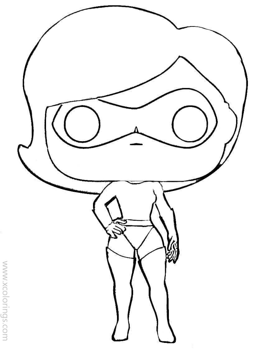 Funko pop elastigirl coloring pages coloring pages to print coloring pages funko pop