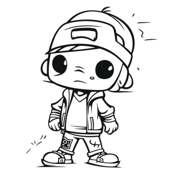 Cartoon character coloring pages free download outline sketch drawing vector cartoon person drawing cartoon person outline cartoon person sketch png and vector with transparent background for free download
