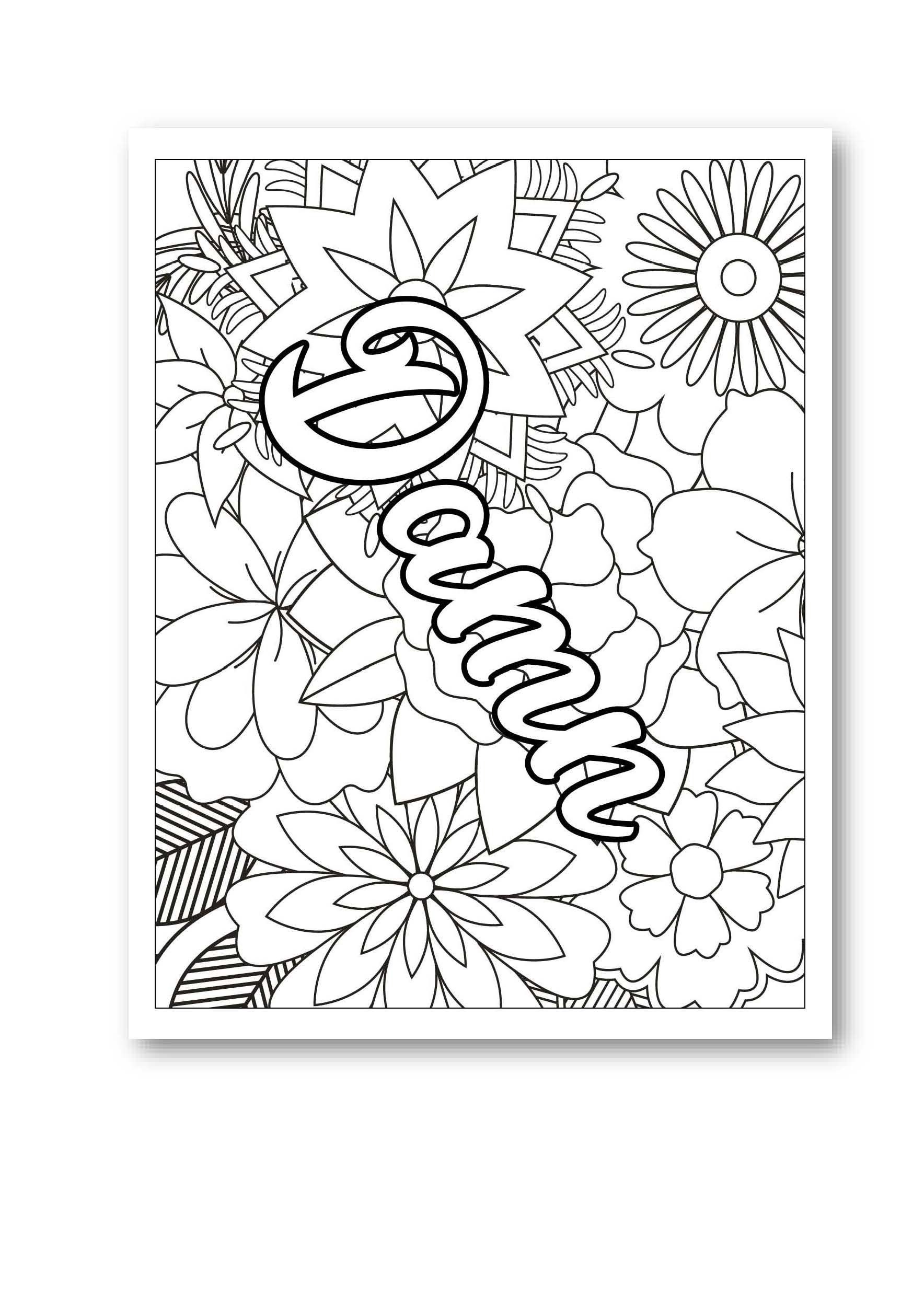Unique coloring with swear words funny easy mandalas coloring book for adults made by teachers