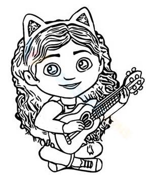 Gabbys dollhouse coloring pages worksheets