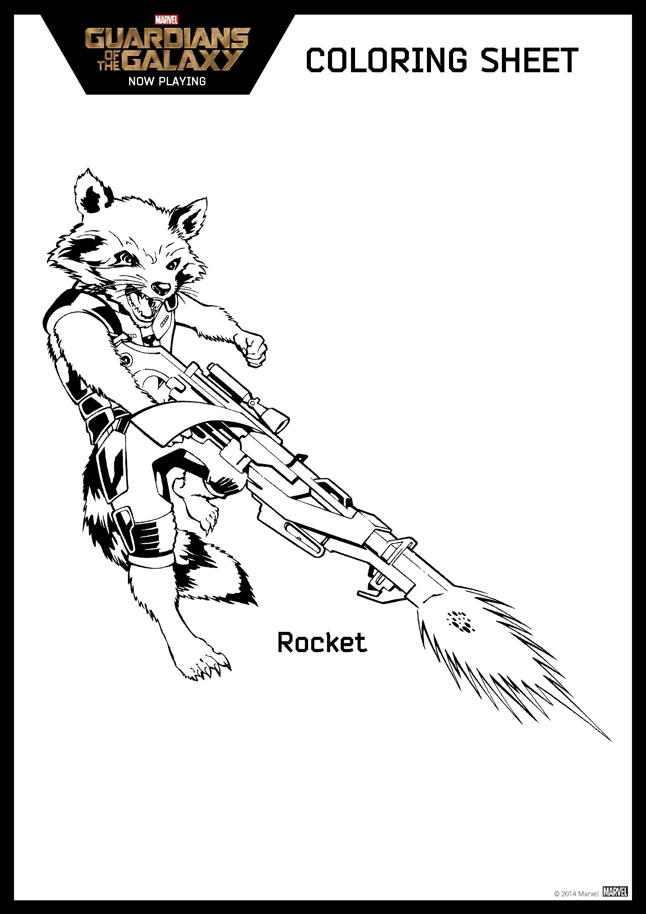 Guardians of the galaxy free printables
