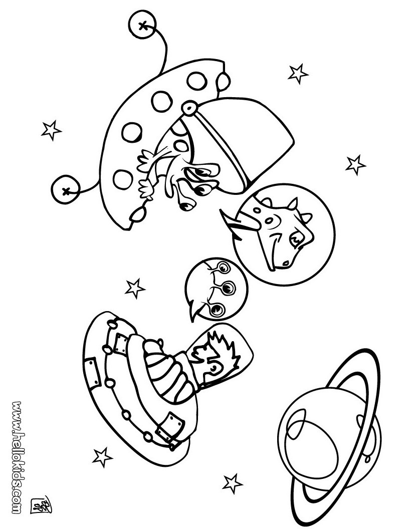 Galaxy coloring pages